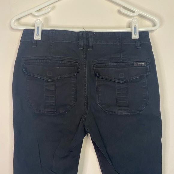 Sanctuary Black Skinny Leg Raw Hem Large Pocket Jeans Size 27 - Picture 9 of 15